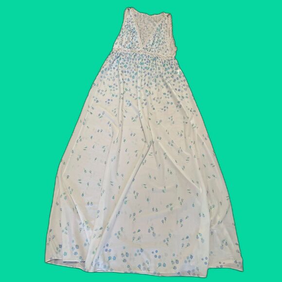 Vintage Women's Miss Elaine Nightgown Has Union Label 1960s Size Medium‎ EUC - Picture 1 of 6